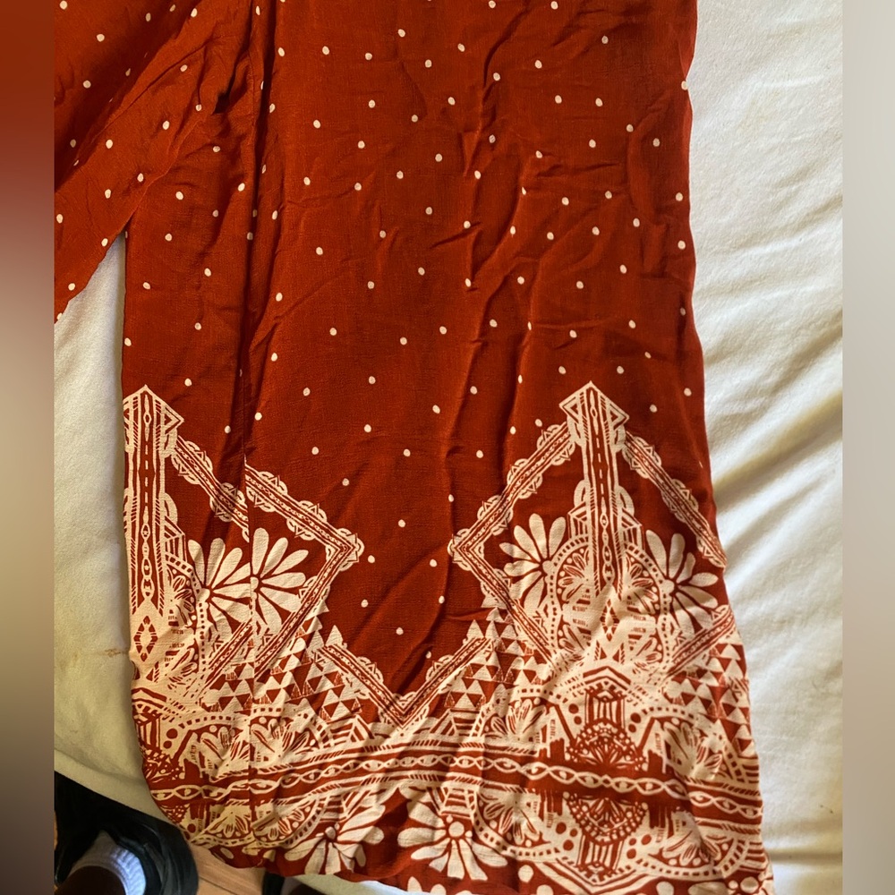 Free People Babylon River Flowy dark Orange
Patterned Pants size medium - Picture 4 of 7